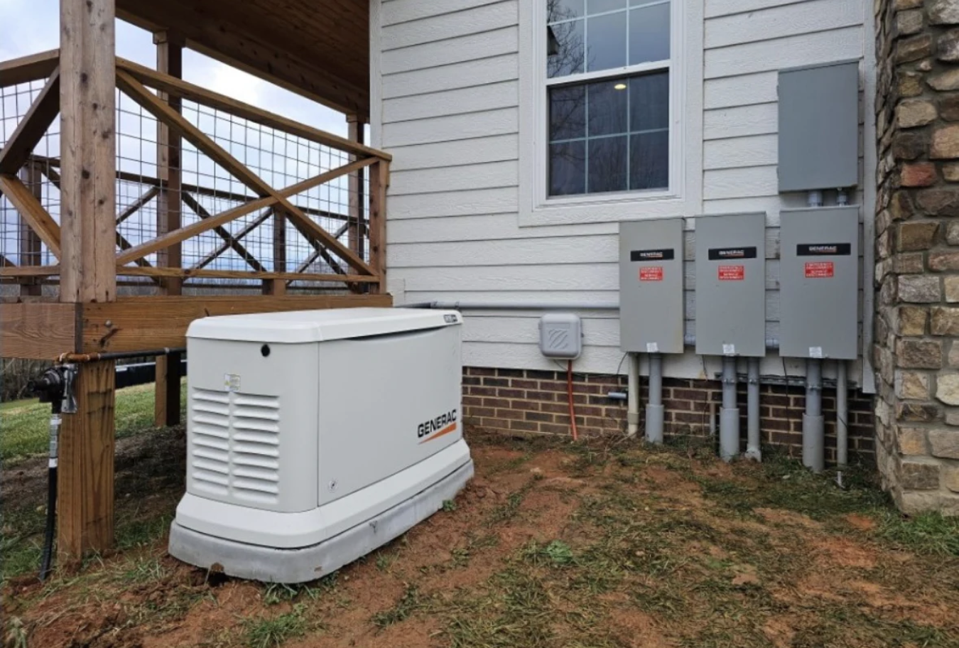 We installed three state-of-the-art transfer switches.